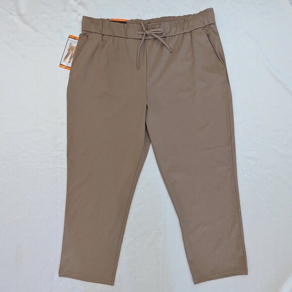 New Hilary Radley Women's Put on Pants with two Pockets XXL Brown - Picture 1 of 4